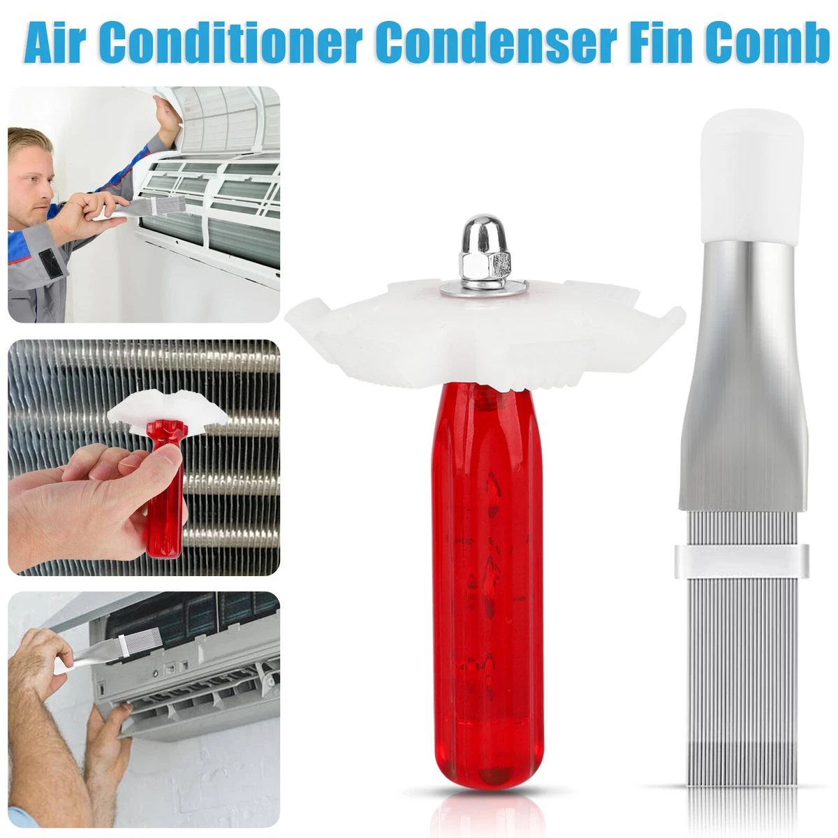 Air Conditioner Condenser Fin Cleaning Brush Coil Condenser Brush