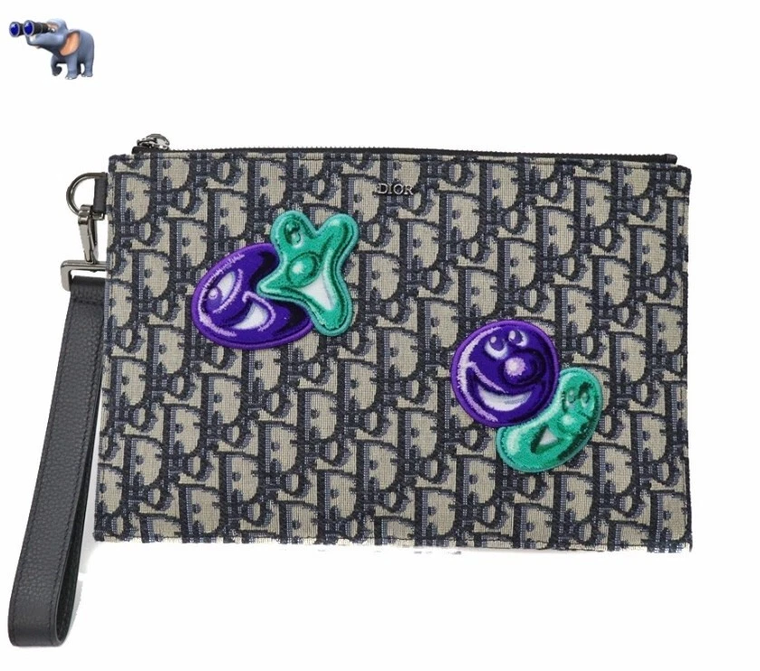 Christian Dior Second Bag Kenny Scharf Collaboration Pochette Bag