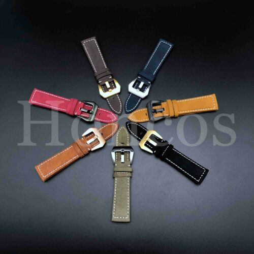Repuesto de correa de cuero para reloj de 18-24 mm se adapta al aceite de cera Timex vintage - Imagen 1 de 85