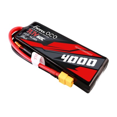 DAWN 3点　ace Gens Ace 4000mAh 3S 60C 11.1V GTech Lipo RC Car Battery Pack with
