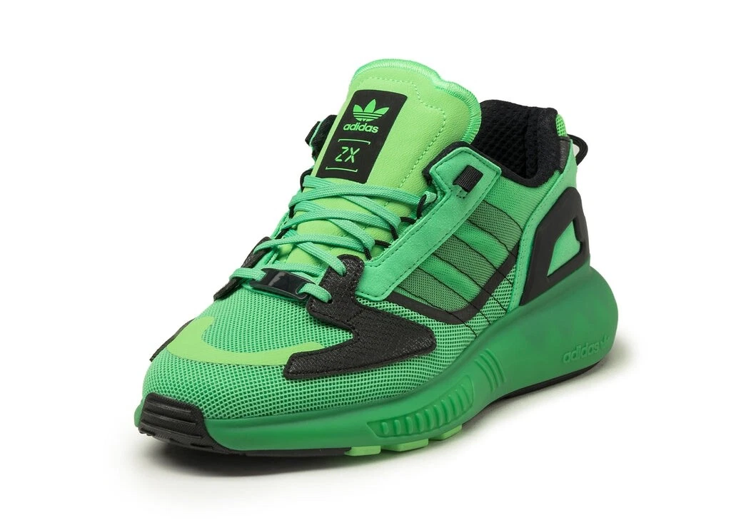 adidas ZX 5K Boost Screaming Green Shoes Low Top Sneakers Trainers Men Size 10US adidas ZX 5K Boost Screaming Green Shoes Low Top Sneakers Trainers Men Size 10US