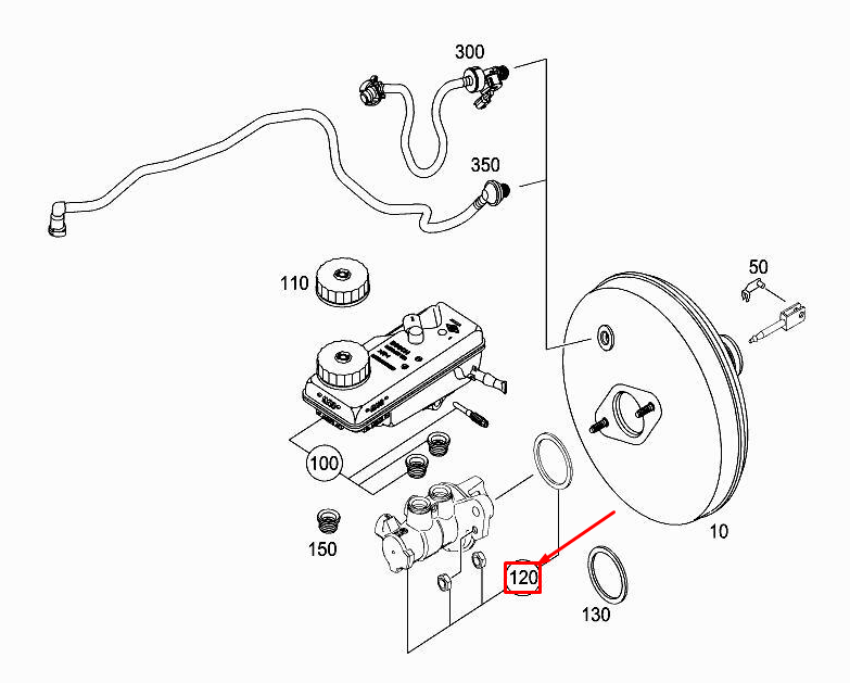A4154300000 BREMSPUMPE HAUPTBREMSZYLINDER FÜR MERCEDES-BENZ CITAN 