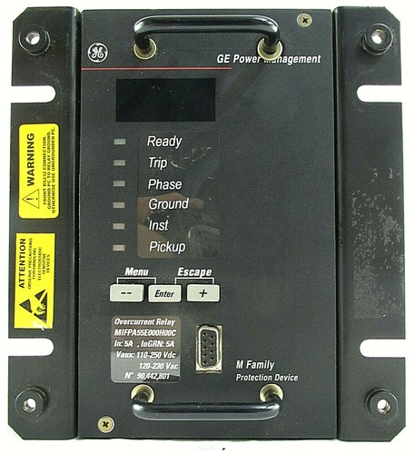 GE Multilin M Family Modular Microprocessor Current Relay MIFPA55E000H000 - Picture 2 of 10