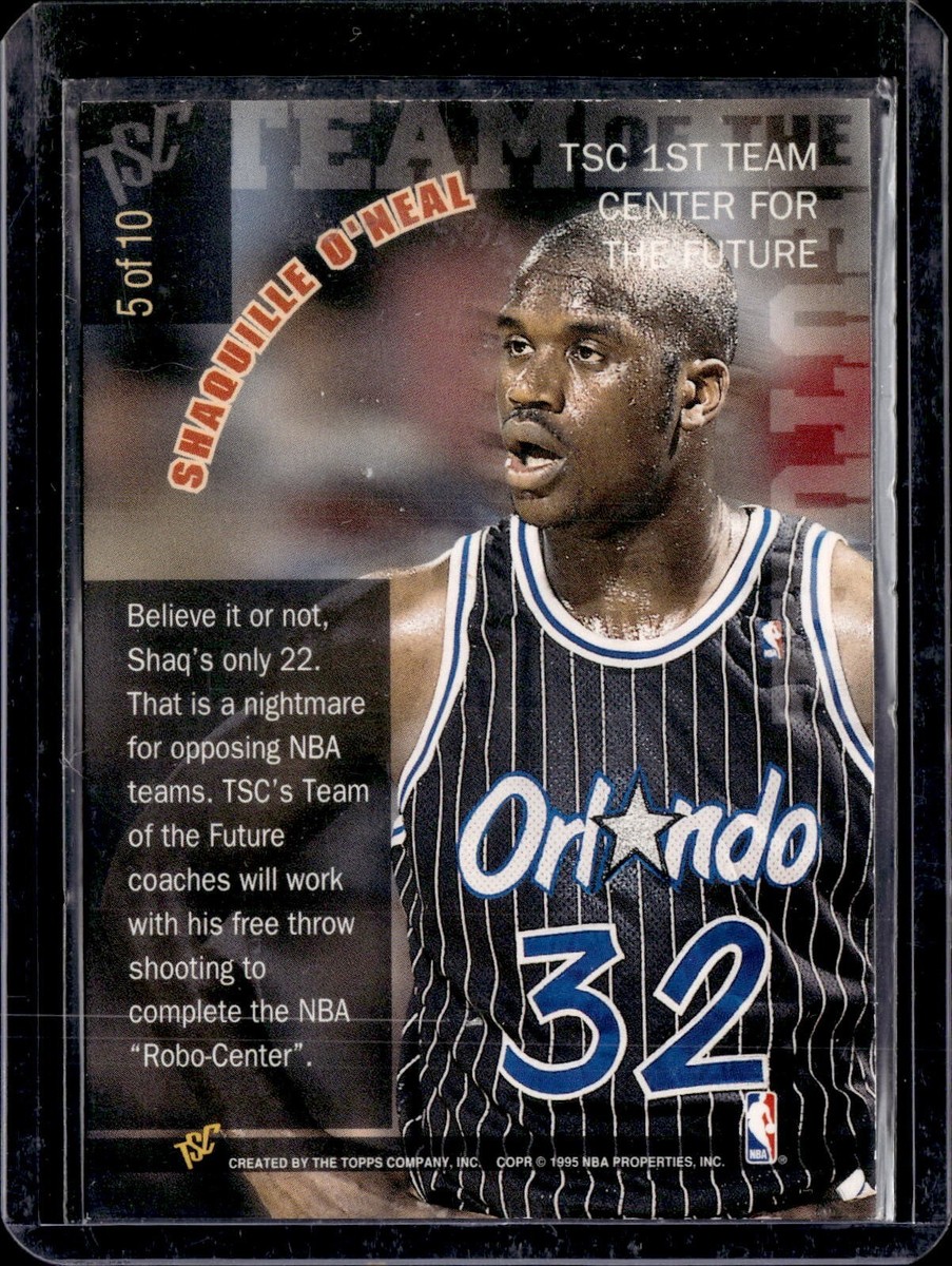 1994-95 Topps Stadium Club #5 Shaquille O'Neal Team of the Future