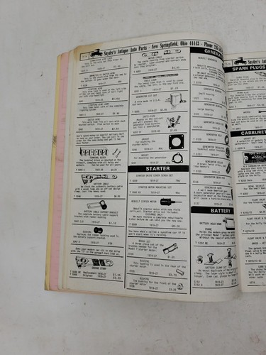 Snyder’s Antique Auto Parts inc. Ford Country Vintage Catalog Book 1976 - Bild 7 von 8