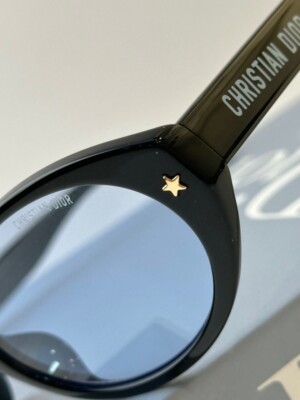 クリスチャンディオール　キャットアイ サングラス ネイビー Stylish Christian Dior Cat-Eye Sunglasses -Blue Gradient