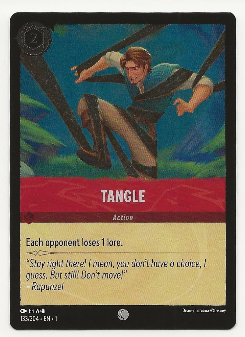 Disney Lorcana - The First Chapter: TANGLE 133/204 *FOIL* Common Flynn Rider