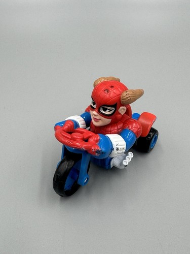 Marvel Hulk, Spider Girl, Capitan America Race Car Buddies Maisto 2005 - Foto 6 di 12