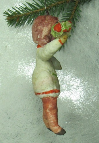 Ancien Ornement de Noël en coton Vintage Sapin Xmas Nouvel An 🎄#23325 - Picture 3 of 9