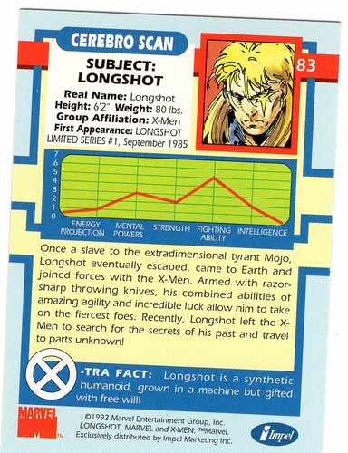 Impel Marvel X-Men Series 1 1992 Trading Cards, Single Cards, You Pick! - Picture 167 of 211