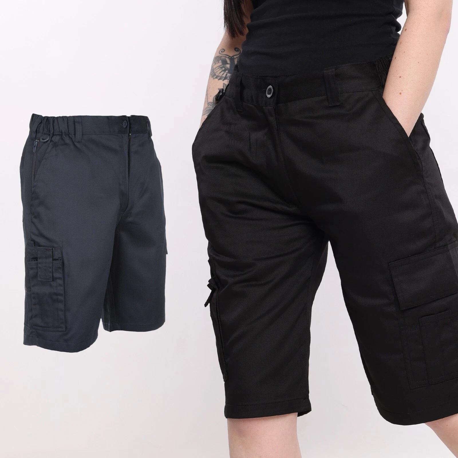 Ladies & Womens Cargo Combat Work Shorts by BKS Size 8 to 22 - PLAIN SHORT PANTS
Opens in a new wind