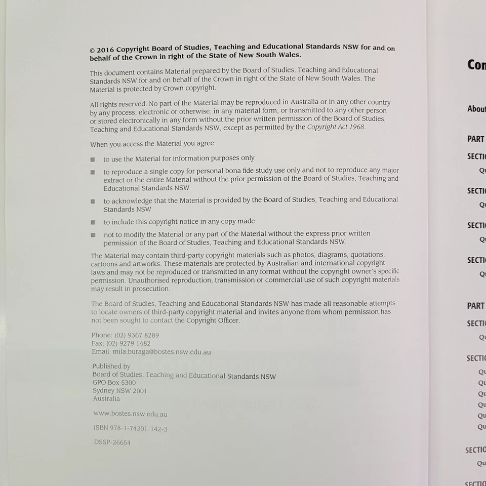 Tourism Travel 2015 Higher School Certificate Exam Workbook Marking Guidelines - Image 4 of 4