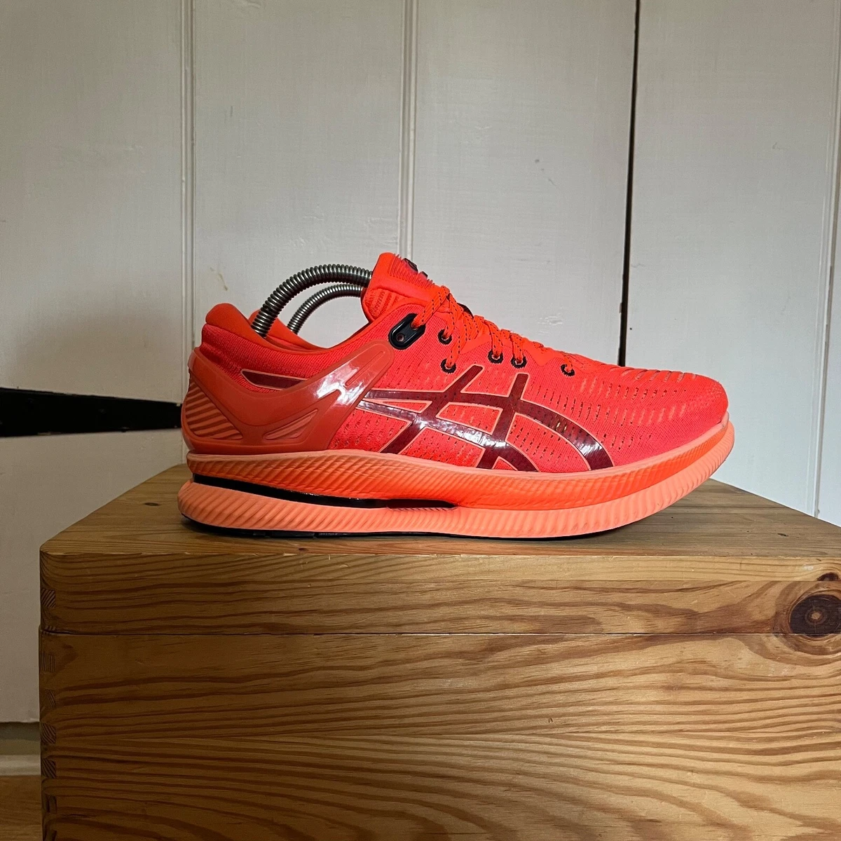 ASICS Gel Metaride UK 9 Neon Bright Orange Running shoes Trainers Kiko meta