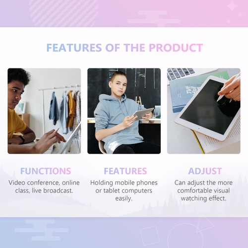 Phone Holder Stand Desk Phone Storage Rack Tablet Support Phone Stand - 第 11/12 張圖片