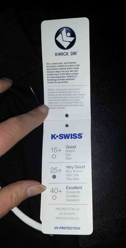 Pantalones K-Swiss Calentamiento K-wick Dri L 30x31 Negro Blanco Ribete Pantalones Nuevos con Etiquetas $65 p3094 - Imagen 6 de 11