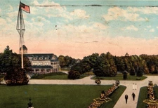 Postcard 1919 Hotel and Lawn National Military Home Dayton Ohio