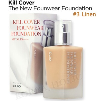 CLIO Kill Cover Founwear Foundation 38g #3 Linen Full Cover