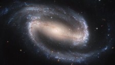 WALL MURAL-Hubble HD Photo-42x74" -Barred Spiral Galaxy - Archival Matte Print