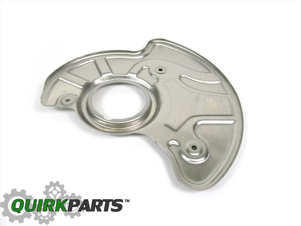 CARGADOR DODGE CHALLENGE CHRYSLER 300 PROTECTOR FRENO DELANTERO IZQUIERDO NUEVO MOPAR ORIGINAL Foto 3 de 4