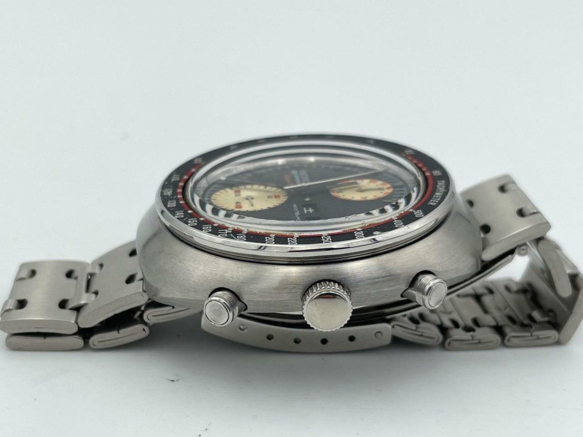VINTAGE MAR/1970 SEIKO 6138-0010 CHRONOGRAPH JDM KANJI WATCH