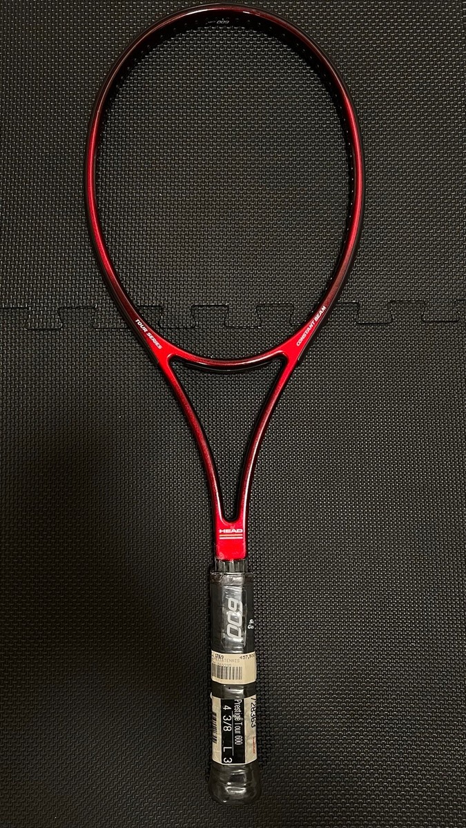 New Old Stock Head Prestige Tour 600 4 3/8 Vintage Tennis New Old Stock Head Prestige Tour 600 4 3/8 Vintage Tennis