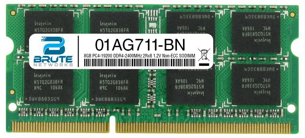 01AG711 - - Lenovo MEMORY 8G DDR4 2400 SODIMM HYNIX for sale