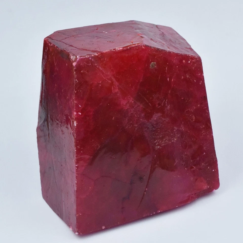 Piedra preciosa suelta CERTIFICADA de 700,10 quilates rubí rojo natural sin cortar tamaño enorme Foto 2 de 4