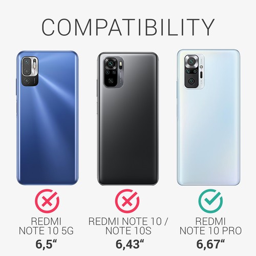 Cover per Xiaomi Redmi Note 10 Pro Custodia Back Case cellulare - Photo 6/8