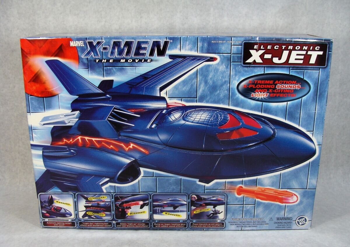 VINTAGE TOY BIZ X-MEN THE MOVIE ELECTRONIC X-JET FOR FIGURES VINTAGE TOY BIZ X-MEN THE MOVIE ELECTRONIC X-JET FOR FIGURES
