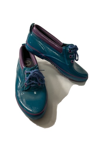 Sporto Thermolite Goma Zapatos Con Cordones Talla 5 Mujer Zapatos 👟 Verde  Azulado \u0026 Purple Raro | eBay