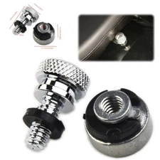 Rear Seat Bolt Screw &Nut Chrome For Harley Sportster Softail Touring Dyna 86-23
