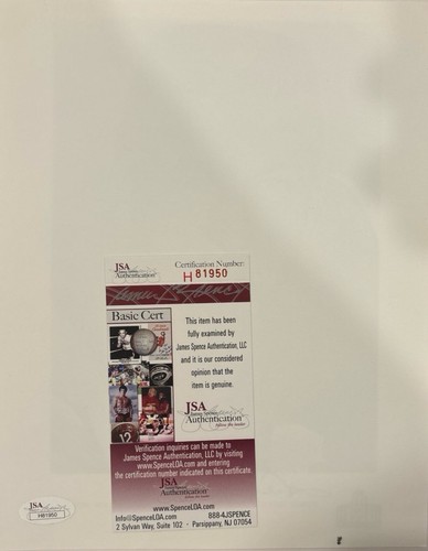 Johnny Unitas Signed Colts 8x10 Vintage Original Hall of Fame Photo (JSA COA) - Picture 2 of 2