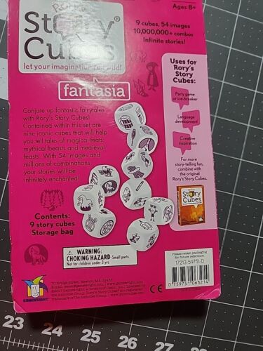 New Rory’s Story Cubes - Fantasia - 9 Cubes, 54 Images w/ Storage Bag - Picture 5 of 7