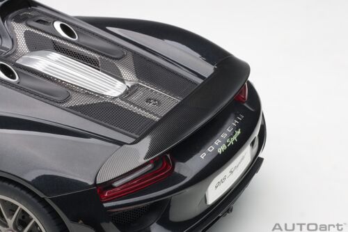 1:12 AUTOart PORSCHE 918 SPYDER WEISSACH PACKAGE METALLIC BLACK 12121 - Bild 16 von 18