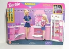 Vintage 1996 Barbie Folding Pretty Kitchen Alternate Box Variant Playset ☆ New ☆