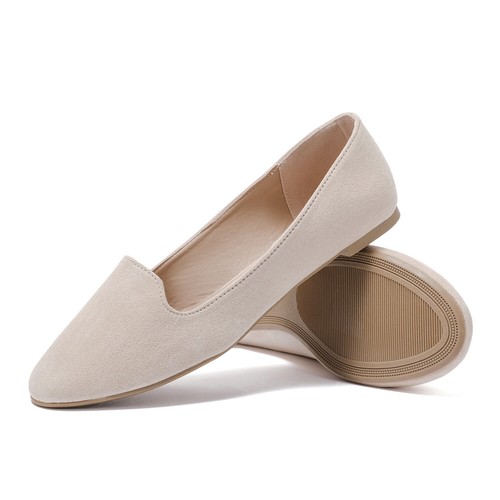 cociicii Women's Ballet Flats Classic Round Toe Pointy Toe Dress Shoes Casual - 第 9/18 張圖片