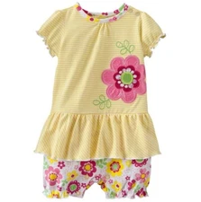 Baby Girl Romper Summer Short Sleeve Jumpsuit Cotton Newborn One-Piece Bodysuit