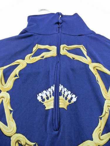 Cuello de tortuga estampado vintage para mujer Hermes Paris - Imagen 7 de 7