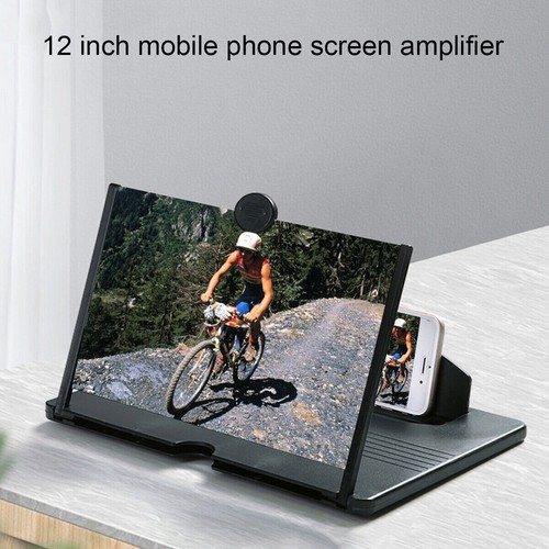 12" 3D HD faltbar einstellbar Handy Bildschirm Lupe Verstärker Stand Brack - Zdjęcie 7 z 14