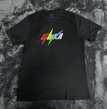 ethika rainbow lightning tshirt - size large
