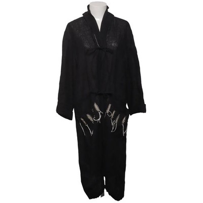 Animale, Strickjacke, Damen, Größe: 46, Schwarz, Leinen/Polyester #ppv