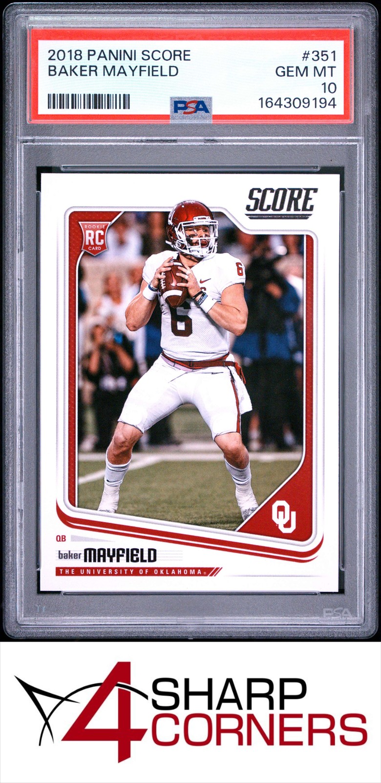 Baker Mayfield Panini Score #351 Base