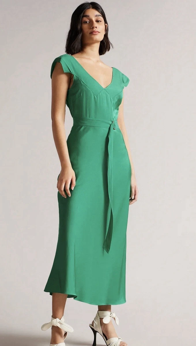 zara green button dress URSILLE Retro Ditsy Floral Smock Midi Dress | Ted Baker Croatia – Ted Baker  London main image 1
