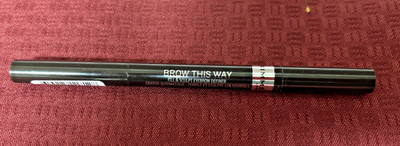 Rimmel Brow This Way Fill & Sculpt Eyebrow Definer, 004 Soft Black ~ NEW