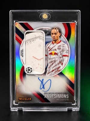 Topps Merlin 2024-25 Match Ball Signatures Auto Xavi Simons MBS-XS