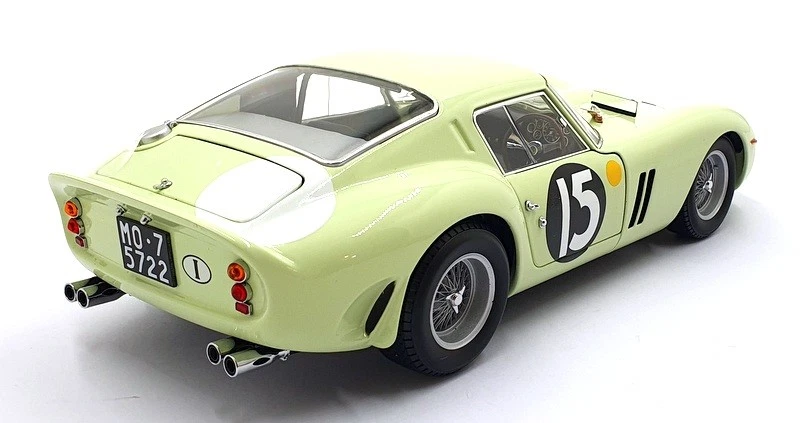 Kyosho 1/18 Scale KS08438C - Ferrari 250GTO #15 Goodwood 1962 - Light Green - Image 2 of 4