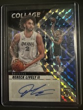 2024-25 Mosaic Dereck Lively II Mosaic Collage Auto