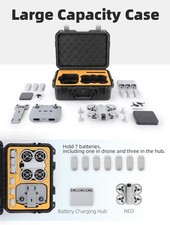 NEO Drone Waterproof Safety Case Organizer Hard Case Carrying Case For DJI RC-N3