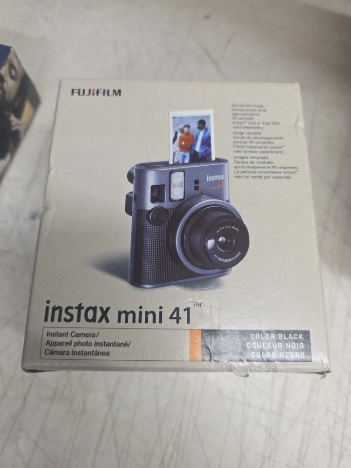 Fujifilm Instax Mini 41 Instant Film Camera 16844408 (Black) - Image 1 of 1