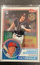 2018 Topps - Silver Pack 1983 Topps Design Chrome Andrew Stevenson #45 (RC)